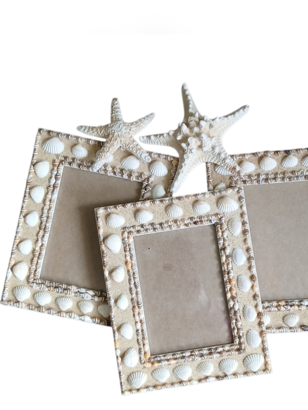 All Three Decorative Beach Themed- Frames-7"-5" Photos